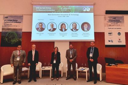 SPE Europe Energy Conference 2024: Panellists at the event, including Dr Jonas Wegner