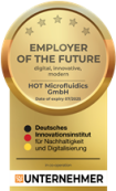 AdZ-Seal "Employer of the Future", awarded to HOT Microfluidics GmbH (fluidXlab)